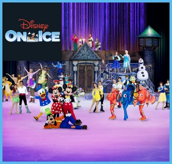 disney on ice event card copy